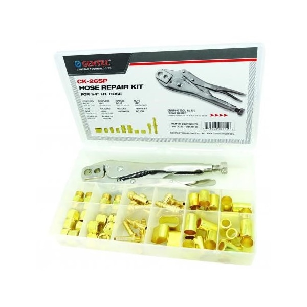 Gentec HOSE REPAIR KITS, Hose Repair Kit, in. 1/4in. Fittings w/ C-5 CK-26SP - main